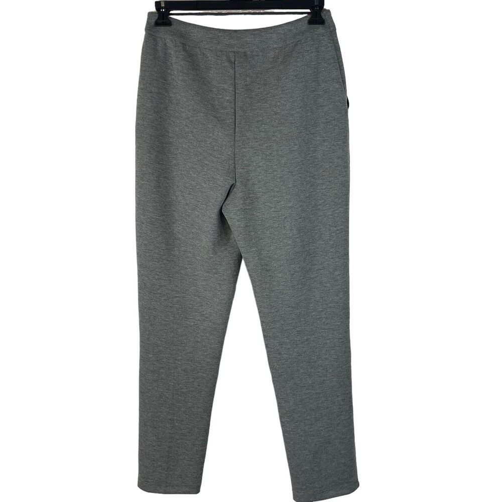 INC Jeannie Mai Medium Pants Stretch Pockets Zip-Fly Pleated Gray Heathered New - Picture 3 of 6